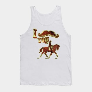 I mustache you Equestrian Tank Top